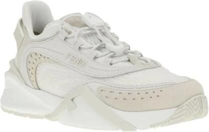 Fendi Sneakers met gestructureerde zool en verstelbare veters