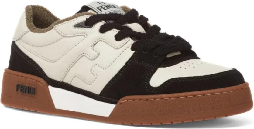 Fendi Kleur-Blok Panel Flat Schoenen Multicolor - Foto 2