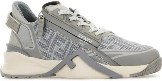 Fendi Technical Fabric Sneakers - Foto 4