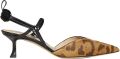 Fendi Very Colibrì Slingback Pumps - Bruin