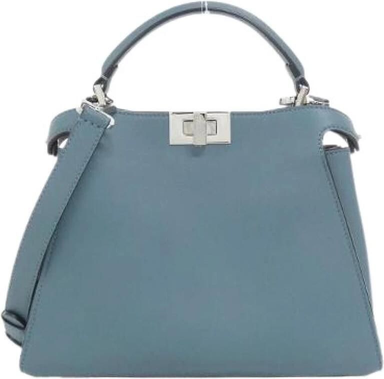 Fendi Vintage Pre-owned Peekaboo Essentially Kalfsleren Handtas