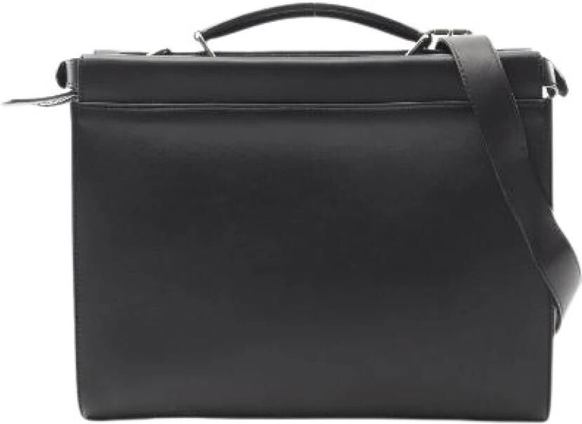 Fendi Vintage Pre-owned Peekaboo Fit Leren Business Tas