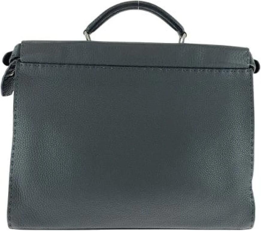 Fendi Vintage Pre-owned Peekaboo Selleria Leren Aktetas