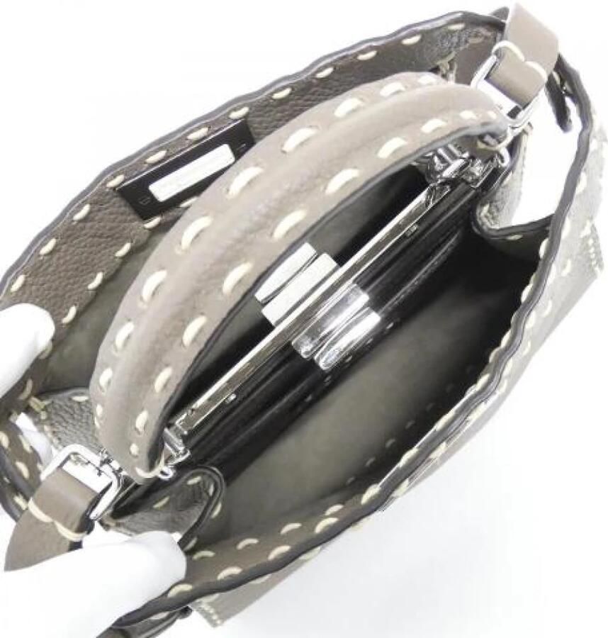 Fendi Vintage Pre-owned Selleria Peekaboo ISee You Kalfsleren Handtas - Foto 2