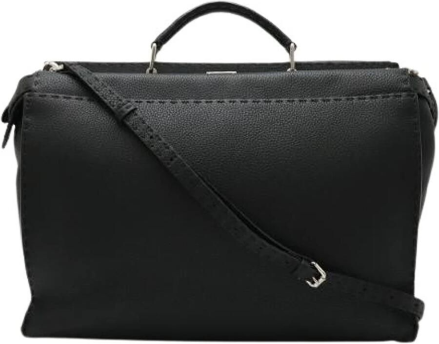 Fendi Vintage Pre-owned Selleria Peekaboo Lederen 2-way Aktetas
