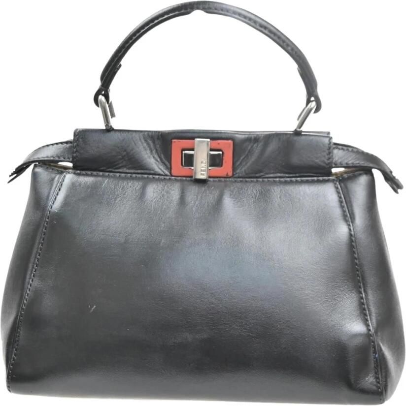 Fendi Vintage Pre-owned Vintage Leren Peekaboo Handtas