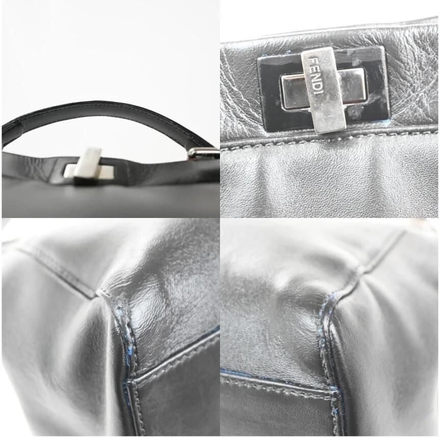 Fendi Vintage Pre-owned Vintage Leren Peekaboo Handtas - Foto 2