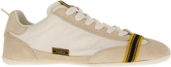 Fendi Logo-Tag Panelled Sneakers