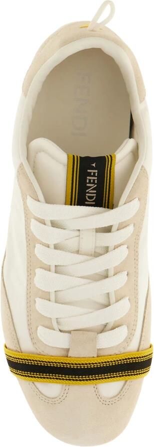 Fendi Logo-Tag Panelled Sneakers - Foto 2