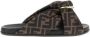 Fendi Geknoopte Satijnen Slide Sandalen - Thumbnail 1