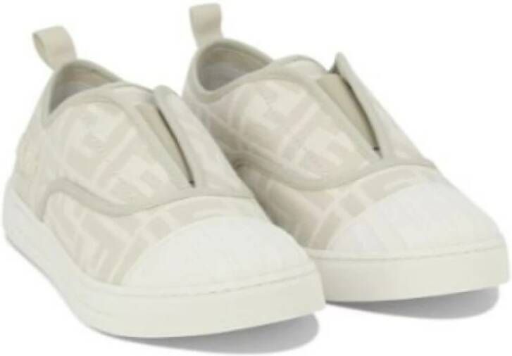 Fendi Ivory Kindersneakers