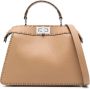 Fendi Kameelbruine Peekaboo ISeeU Tote Tas - Thumbnail 3