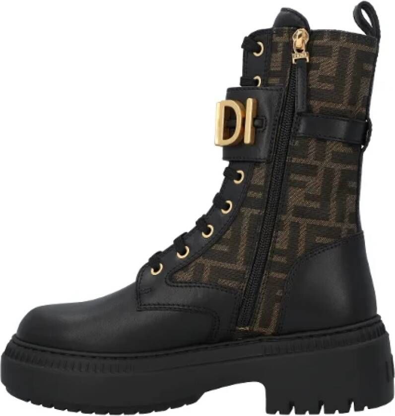Fendi Leather boots Multicolor Dames