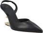 Fendi Leather heels Black Dames - Thumbnail 1