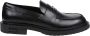 Fendi Leren Loafers met Logo Detail Black Heren - Thumbnail 4