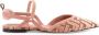 Fendi Leren Puntige Neus Platte Schoenen - Thumbnail 1
