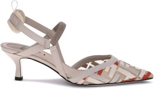 Fendi Lite Pumps met FF Borduurwerk