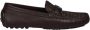 Fendi Leren Monogram Loafers nen Italië Brown - Thumbnail 1