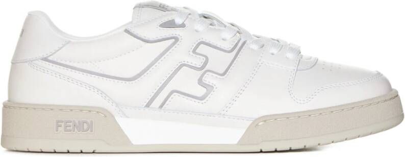 Fendi Veterschoenen Bicolor Leer Reliëf