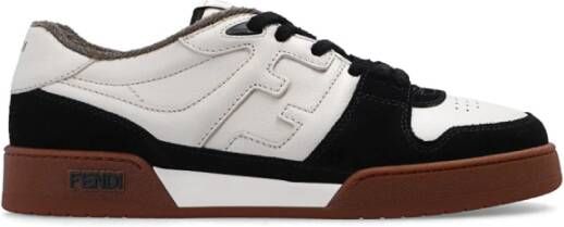 Fendi Kleur-Blok Panel Flat Schoenen Multicolor