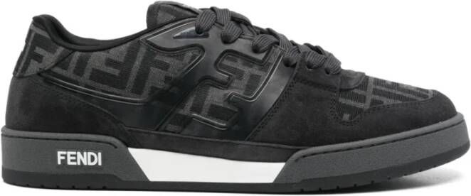 Fendi Match Sneakers in antraciet FF Design