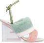 Fendi Mink Bont Hak Sandalen - Thumbnail 1