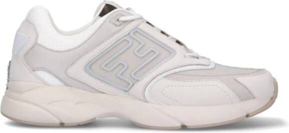 Fendi Moderne Witte Sneakers Faster Stijl