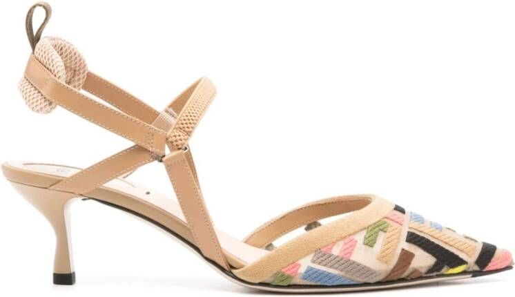 Fendi Multicolor Kitten Heel Schoenen