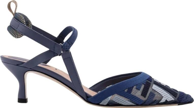 Fendi Hoge hakken 'Colibrì Lite' Slingback in blauw