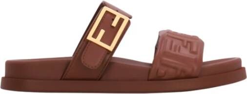 Fendi Nappa Leren Sandalen