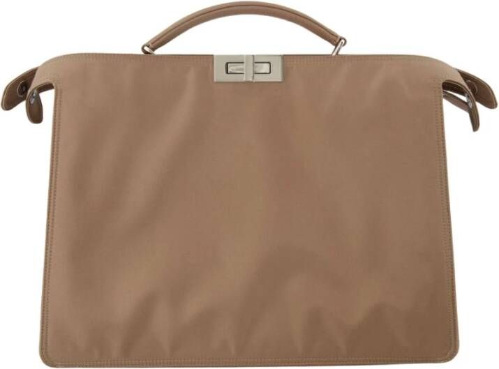 Fendi Peekaboo leren aktetas