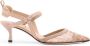 Fendi Roze Hakken Sandalen Italiaanse Stijl - Thumbnail 1