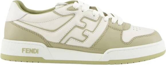 Fendi Sage Match Leren Sneakers