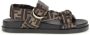Fendi Satin Sandalen met D-Ring Gesp - Thumbnail 1