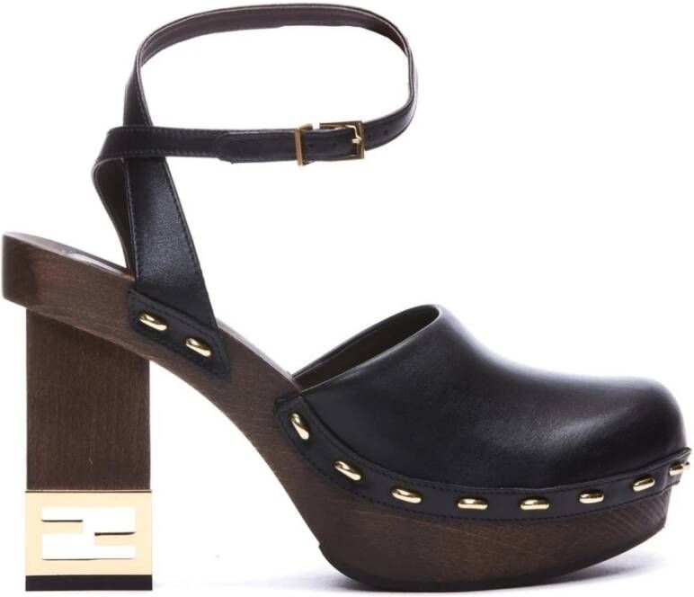 Fendi Shoes Black Dames