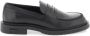 Fendi Leren Loafers met Logo Detail Black Heren - Thumbnail 1