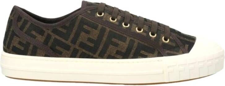 Fendi Sneakers Bruin Heren