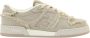 Fendi Grijze Lage Sneakers van Kalfsleer Beige Heren - Thumbnail 2