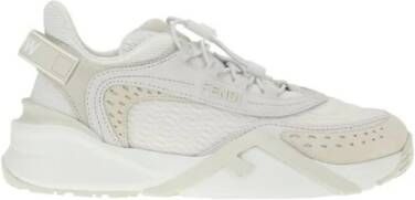 Fendi Sneakers met gestructureerde zool en verstelbare veters