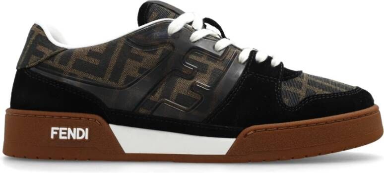 Fendi Sneakers met logo Black Dames