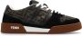 Fendi Zwarte Veterschoenen met FF Stofdetails Black Dames - Thumbnail 7