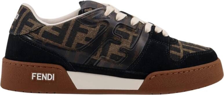 Fendi Veterschoenen Ronde Neus Sneakers Multicolor Dames