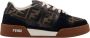 Fendi Zwarte Veterschoenen met FF Stofdetails Black Dames - Thumbnail 1