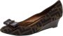 Fendi Vintage Pre-owned Canvas heels Brown Dames - Thumbnail 1