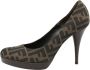 Fendi Vintage Pre-owned Canvas heels Brown Dames - Thumbnail 1