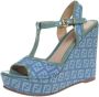 Fendi Vintage Pre-owned Canvas sandals Blue Dames - Thumbnail 1