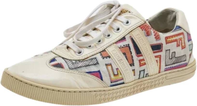 Fendi Vintage Pre-owned Coated canvas sneakers Multicolor Dames