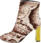 Fendi Vintage Pre-owned Fabric boots Brown Dames - Thumbnail 1