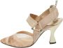 Fendi Vintage Pre-owned Fabric heels Beige Dames - Thumbnail 1