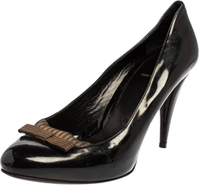 Fendi Vintage Pre-owned Fabric heels Black Dames